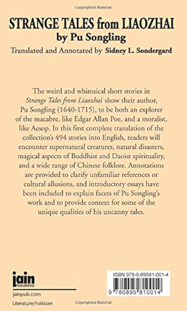 Amazon.com: Strange Tales from Liaozhai (1): 9780895810427